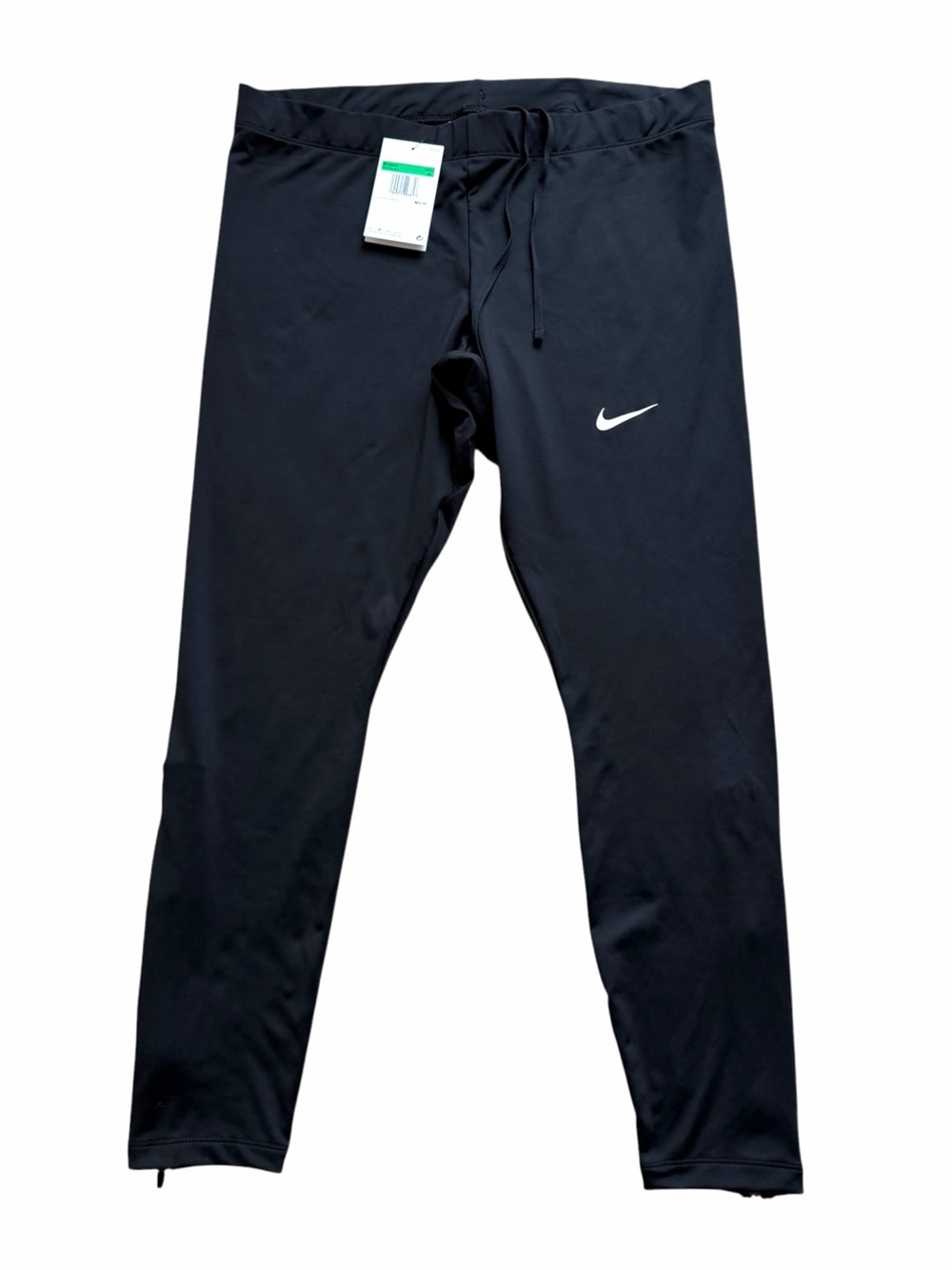 Nike Dri Fit Fast Running Tights Womens XL Black Full Length Ankle Zip NWT